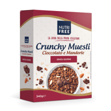 Crunchy muesly cioccolato e mandorle 340gr