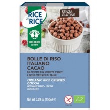 Bolle di riso al cacao