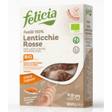 Fusilli lenticchie rosse 250gr